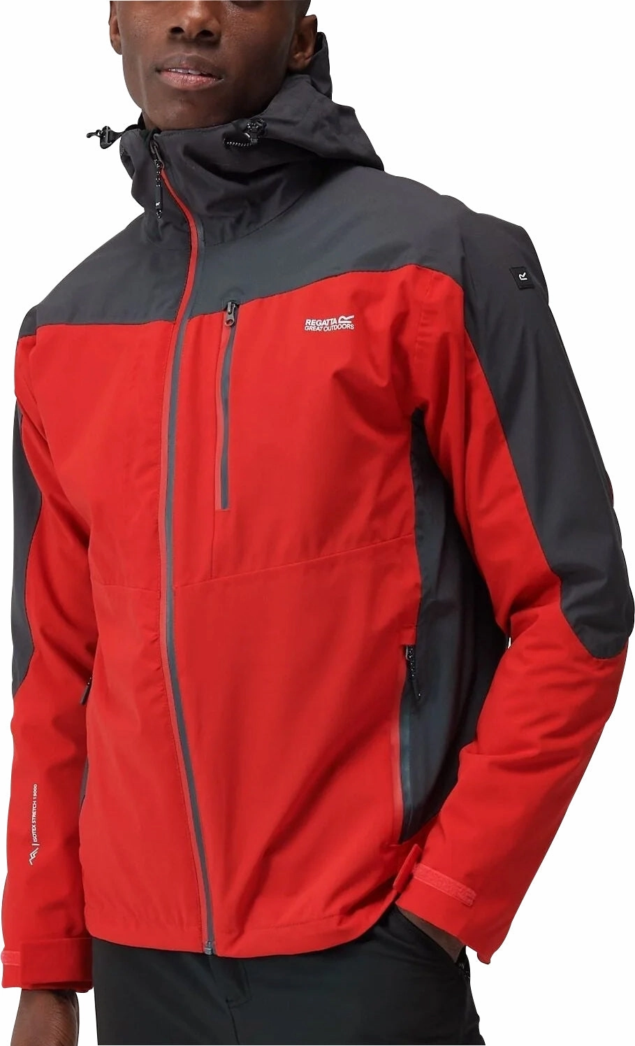 Regatta Wentwood VIII 3-In-1 Mens Waterproof Jacket - Red Waterproof Technology Top Guard