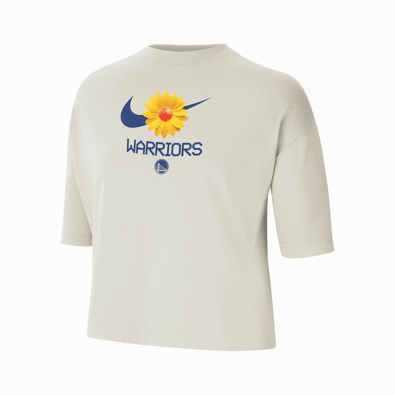 Nike NBA Golden State Warriors Courtside Women's Boxy T-Shirt Loose Blouse