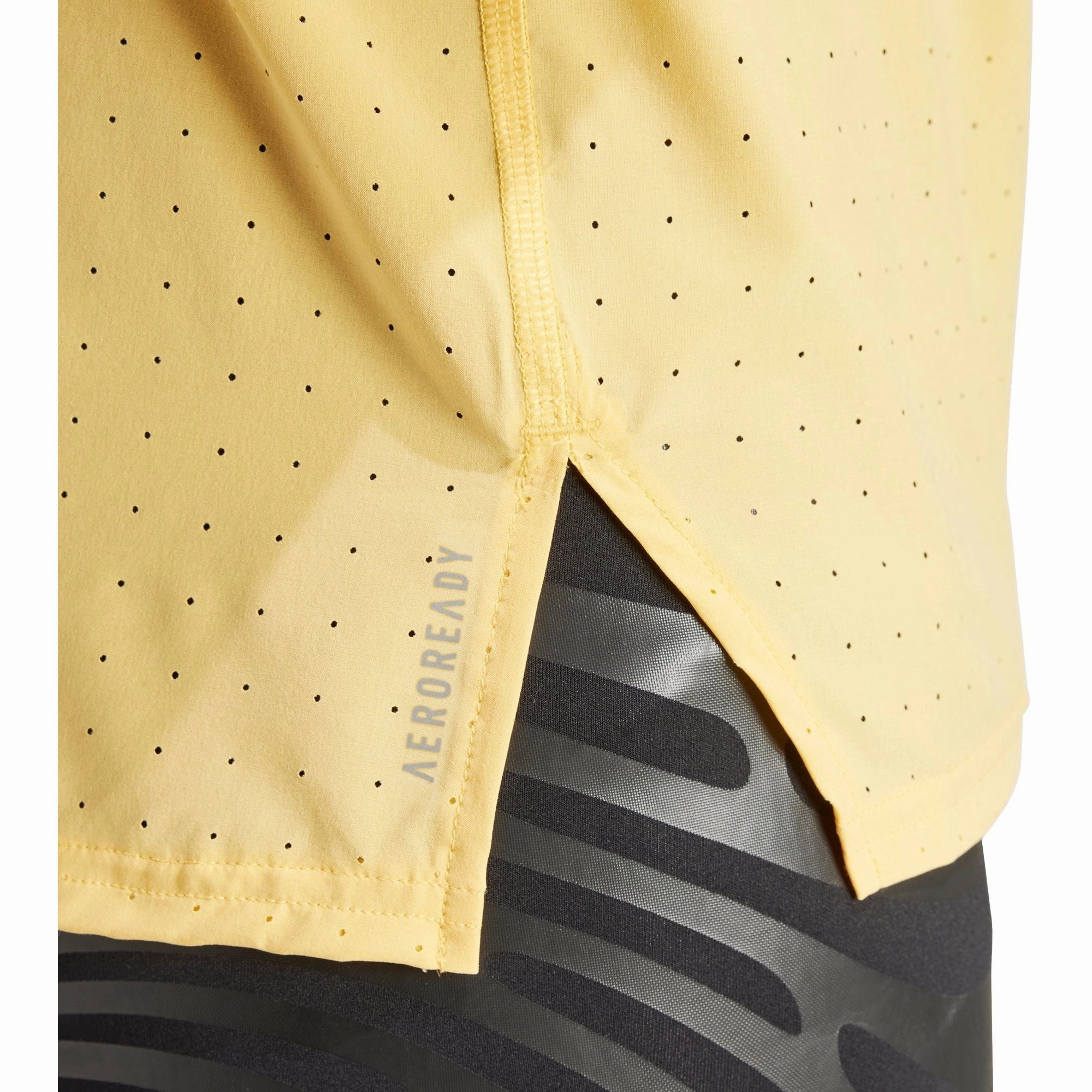 adidas Adizero Mens Running Vest - Yellow short term use Customizable