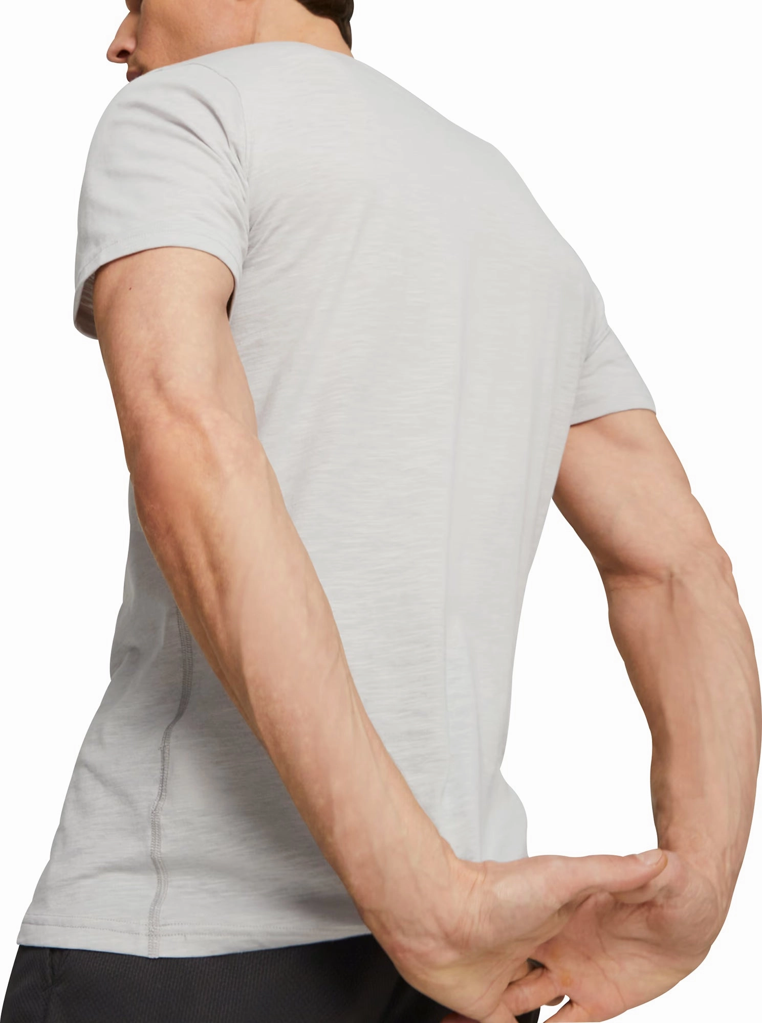 Saga Fit Puma Concept Graphic Short Sleeve Mens Training Top - Grey