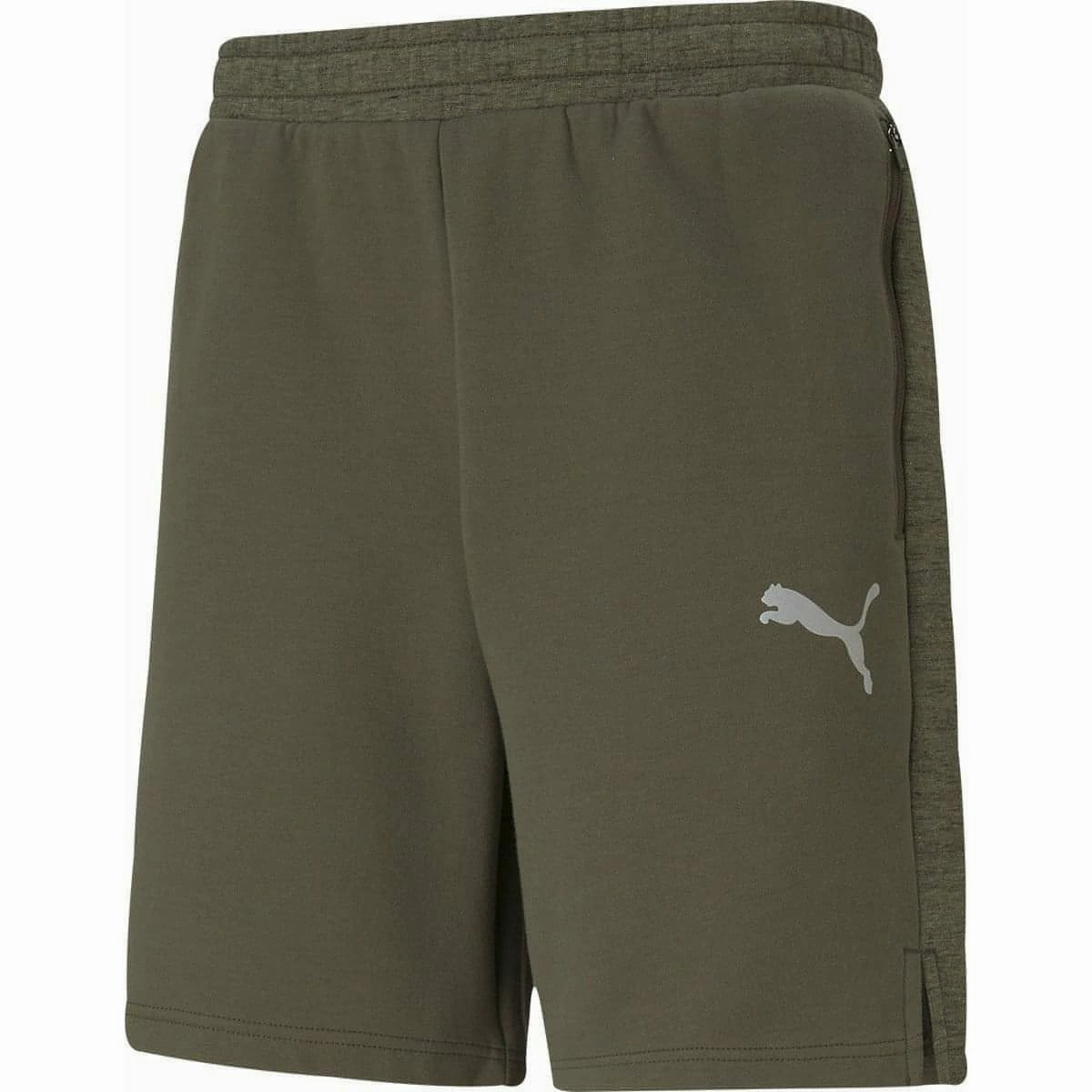 Puma EvoStripe Mens Training Shorts - Green Push Edge
