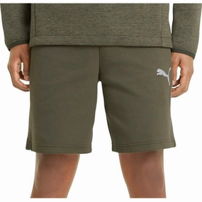 Run Ready Puma EvoStripe Mens Training Shorts - Green