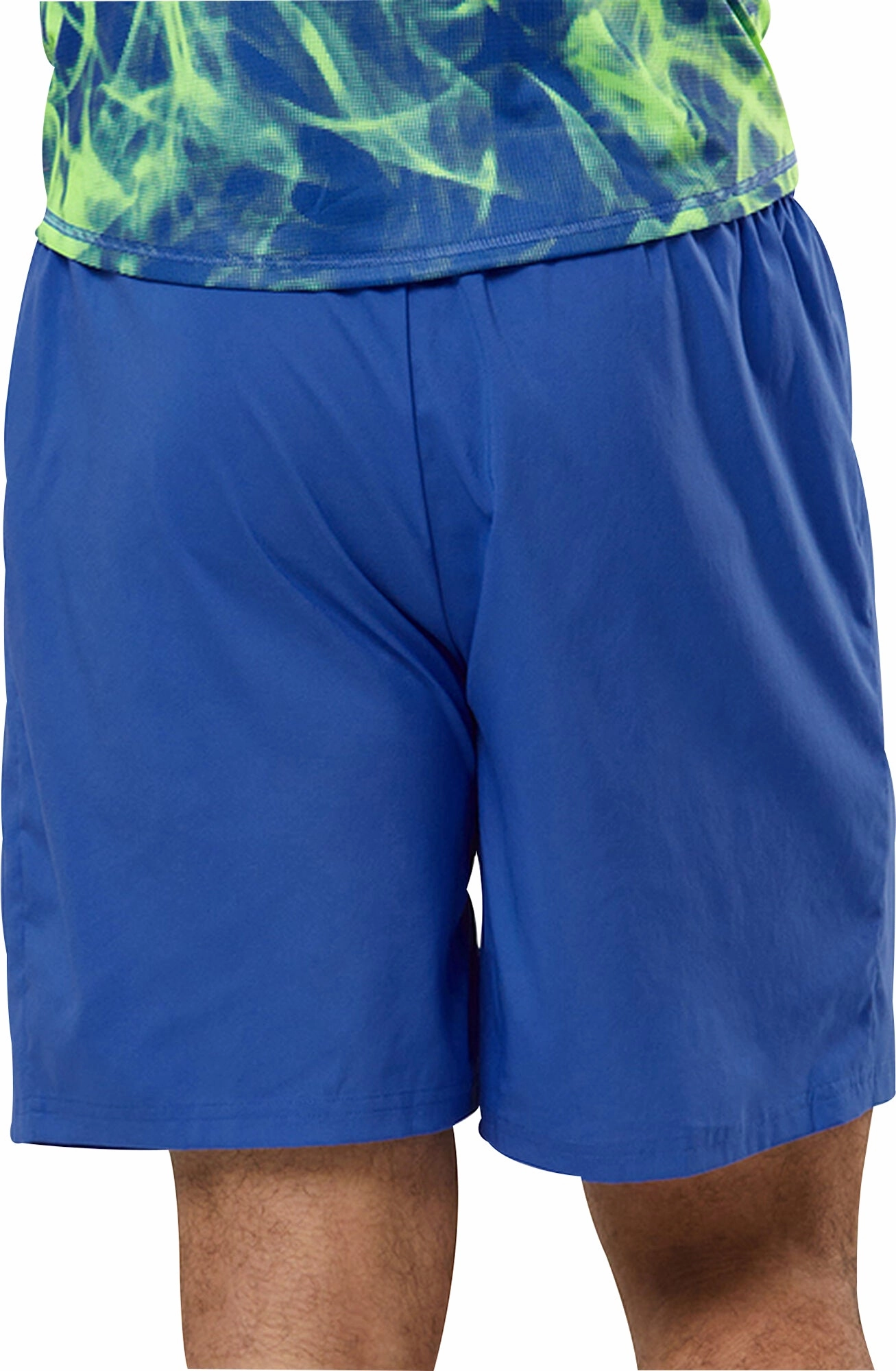 Warm Season Gusseted Crotch Design Puma Favourite 2 In 1 Mens Running Shorts - Blue
