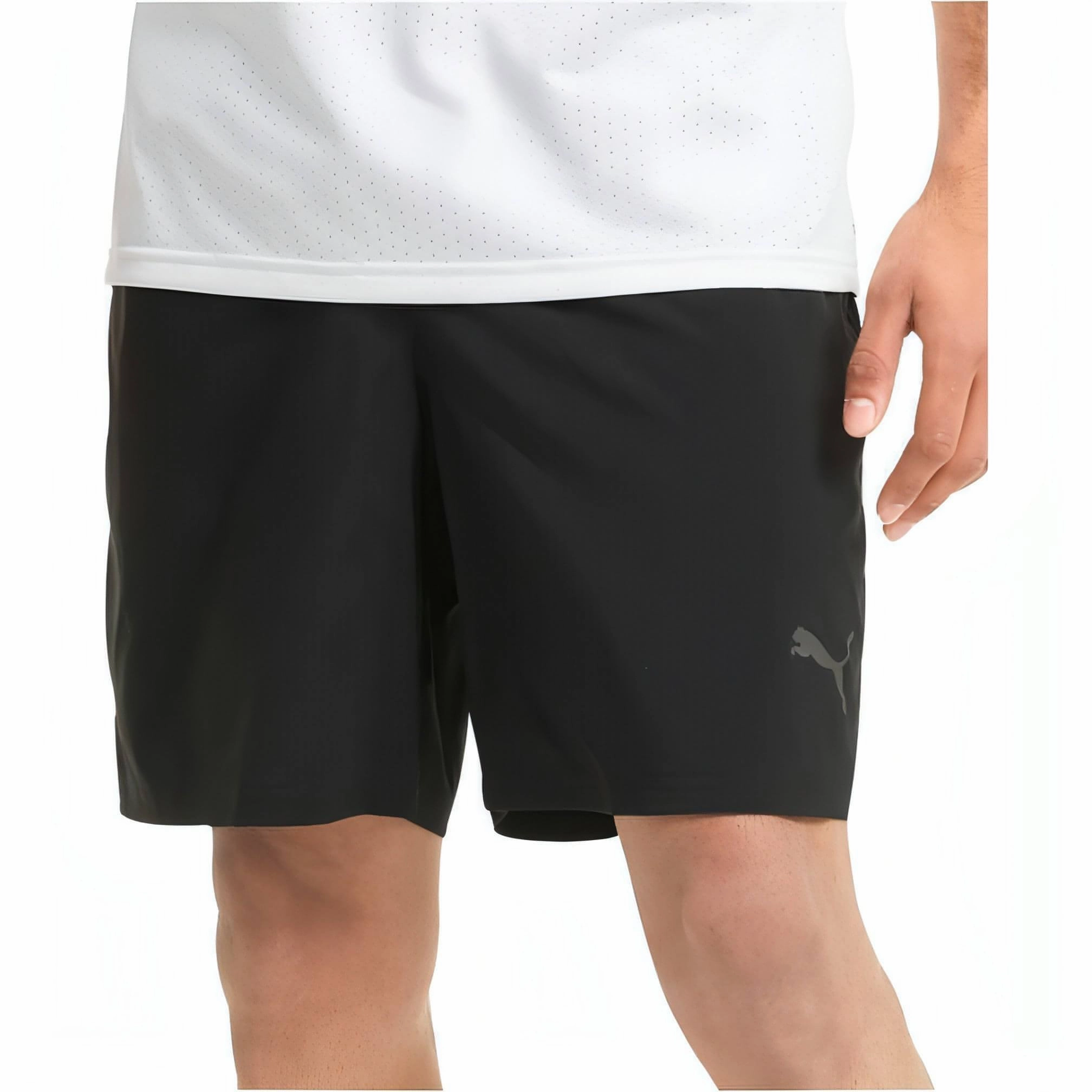 Puma Favourite Blaster 7 Inch Mens Training Shorts - Black LowMaintenanceFabric Bold Core