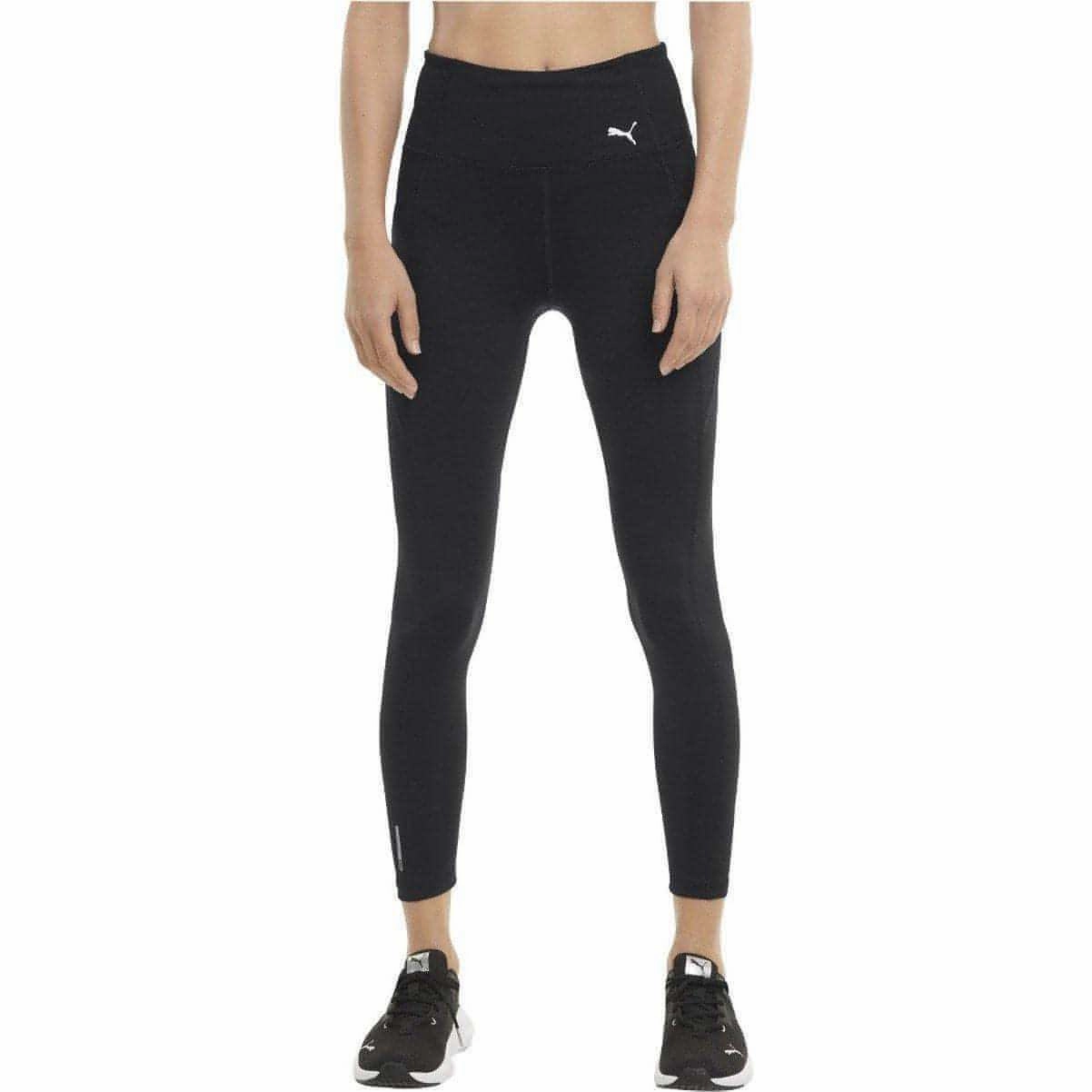 Reinforced Hem Puma Favourite Forever High Waist Womens 7/8 Training Tights - Black