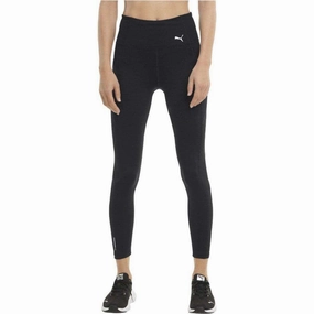 Sky Mood StainResistant Fabric Puma Favourite Forever High Waist Womens 7/8 Training Tights - Black