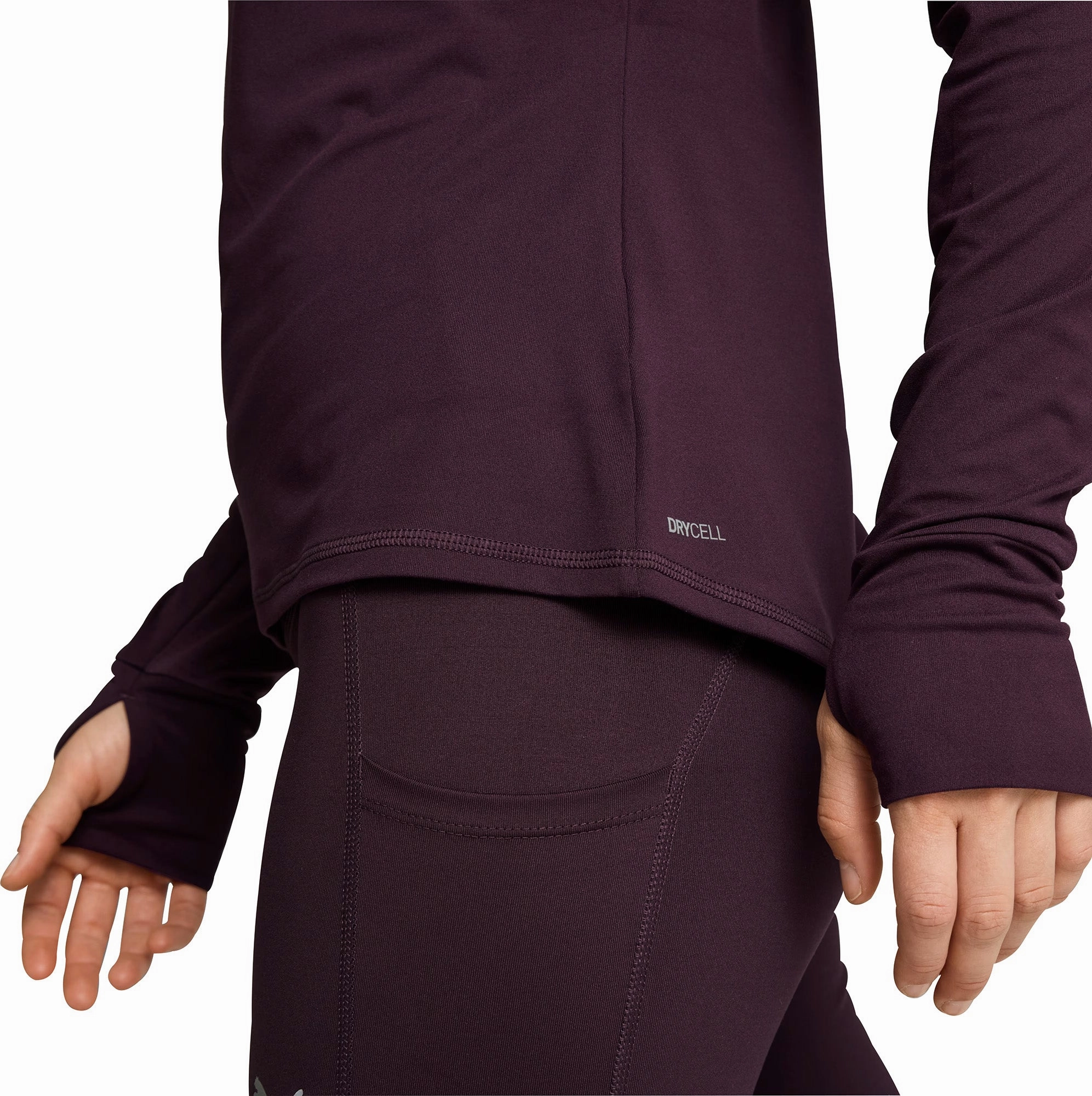 Puma Favourite Half Zip Long Sleeve Womens Running Top - Purple Inland area