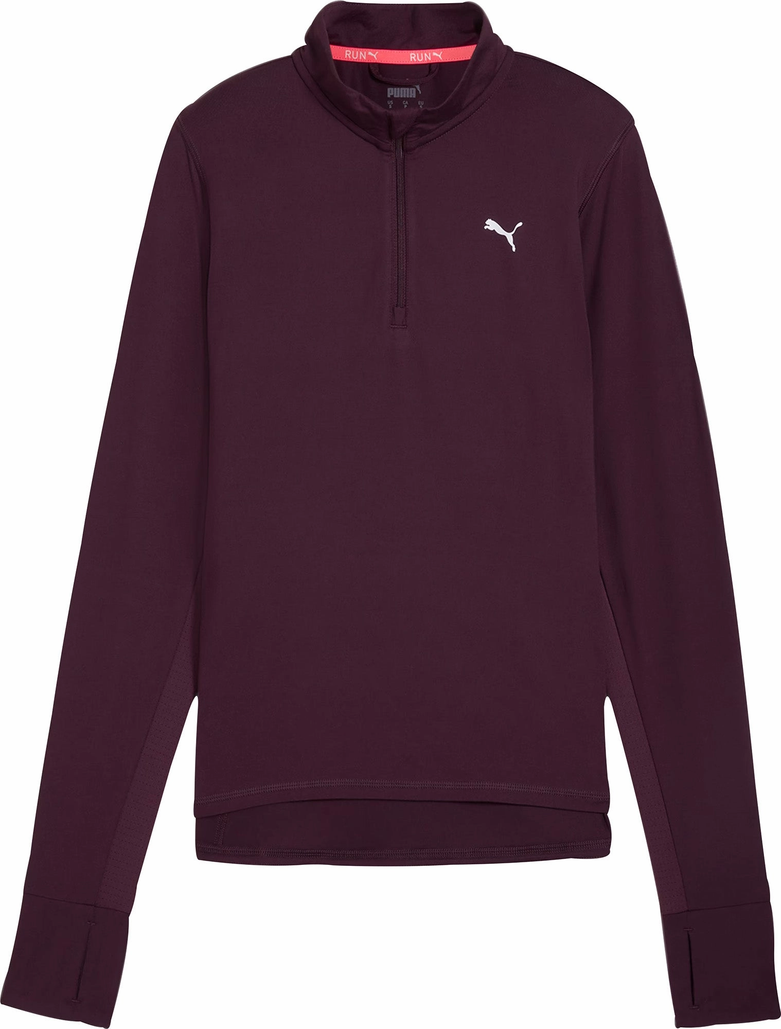 Puma Favourite Half Zip Long Sleeve Womens Running Top - Purple Doctor High End Product