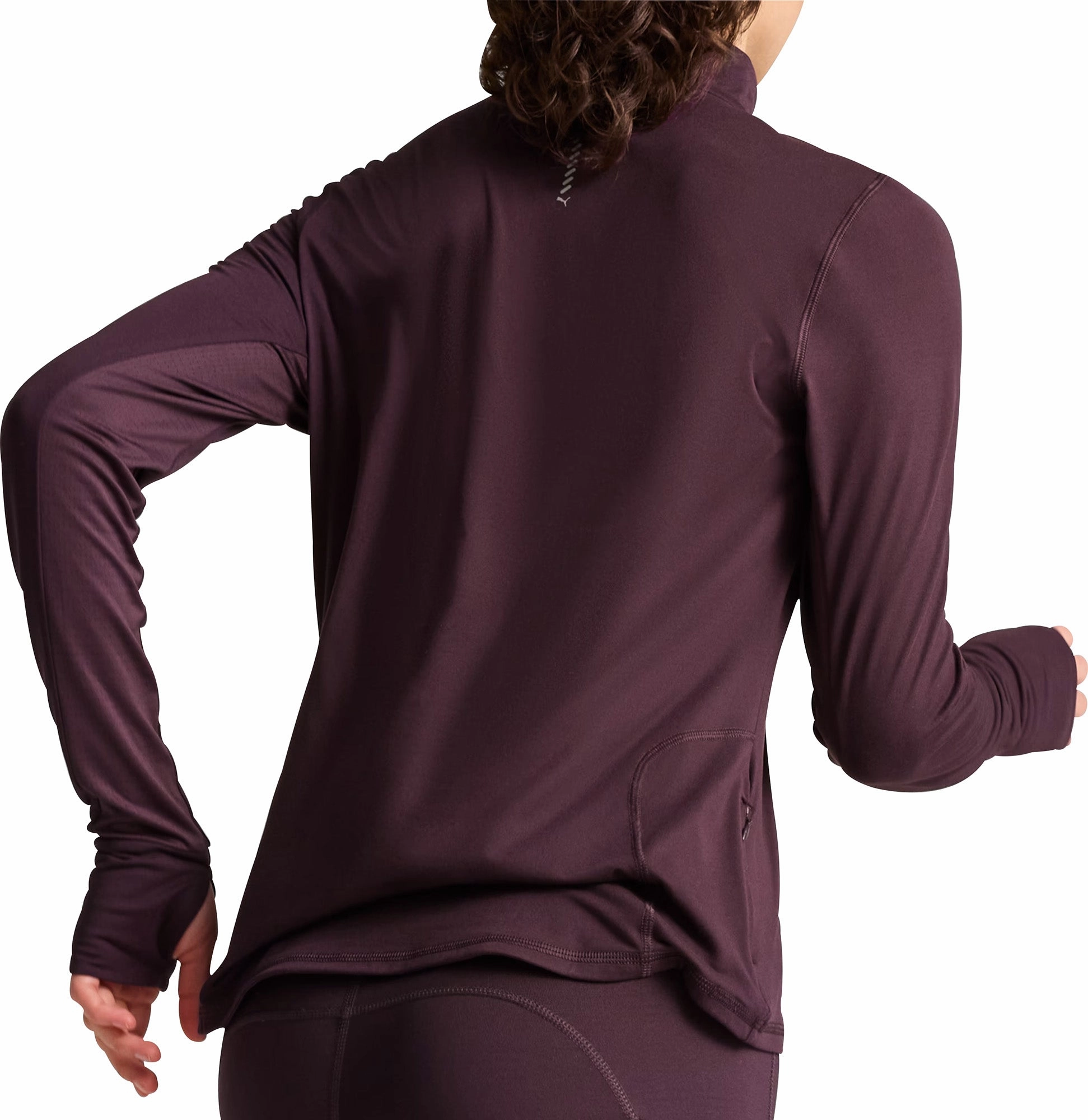 Puma Favourite Half Zip Long Sleeve Womens Running Top - Purple High End Product