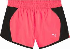 Puma Favourite Velocity 3 Inch Womens Running Shorts - Pink Vintage Look Playful Look