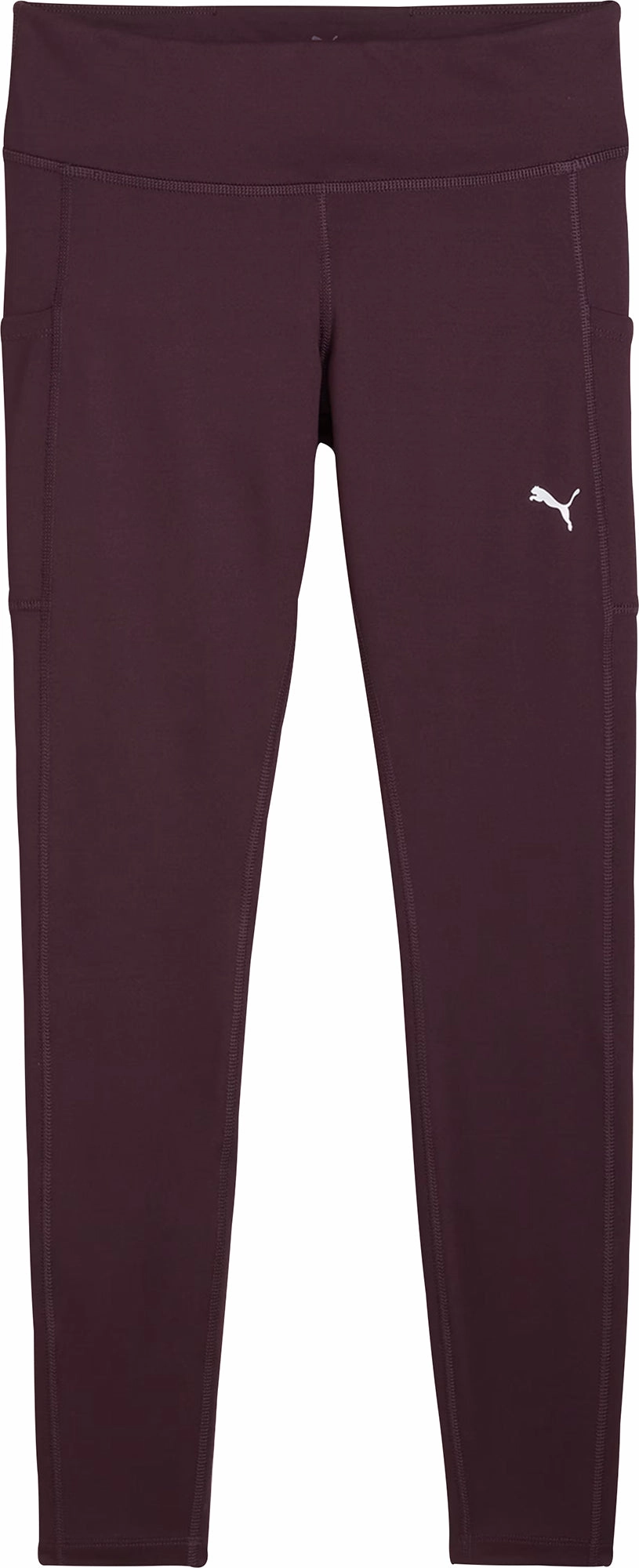 Puma Favourites Velocity Womens Long Running Tights - Purple Drawstring-waistband-option Floral-print-feature