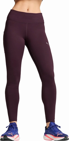 Puma Favourites Velocity Womens Long Running Tights - Purple Baggy Bottoms option