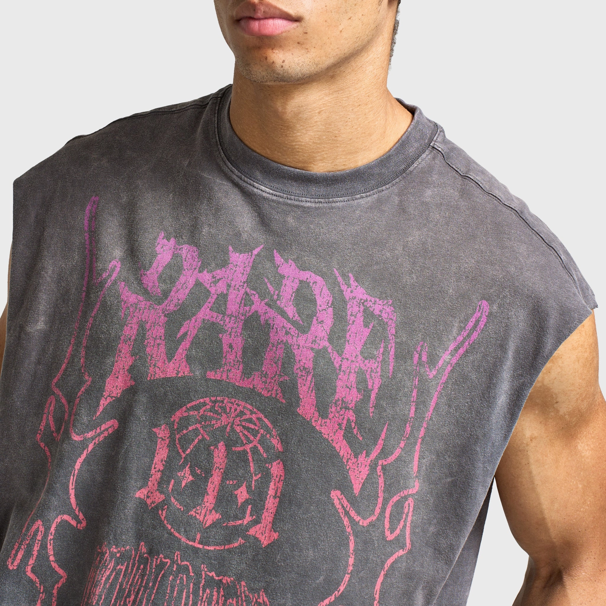 Sustainability - focused easy - to - maintain PUMA LaMelo World Tournament Cut Off Tee / Dusky Gray