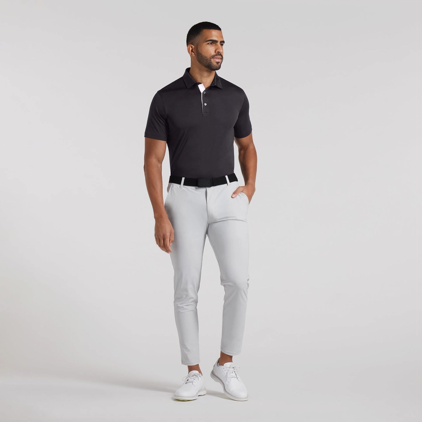 Classic Fit Puma Pure 2.0 Golf Polo Shirt - Puma Black