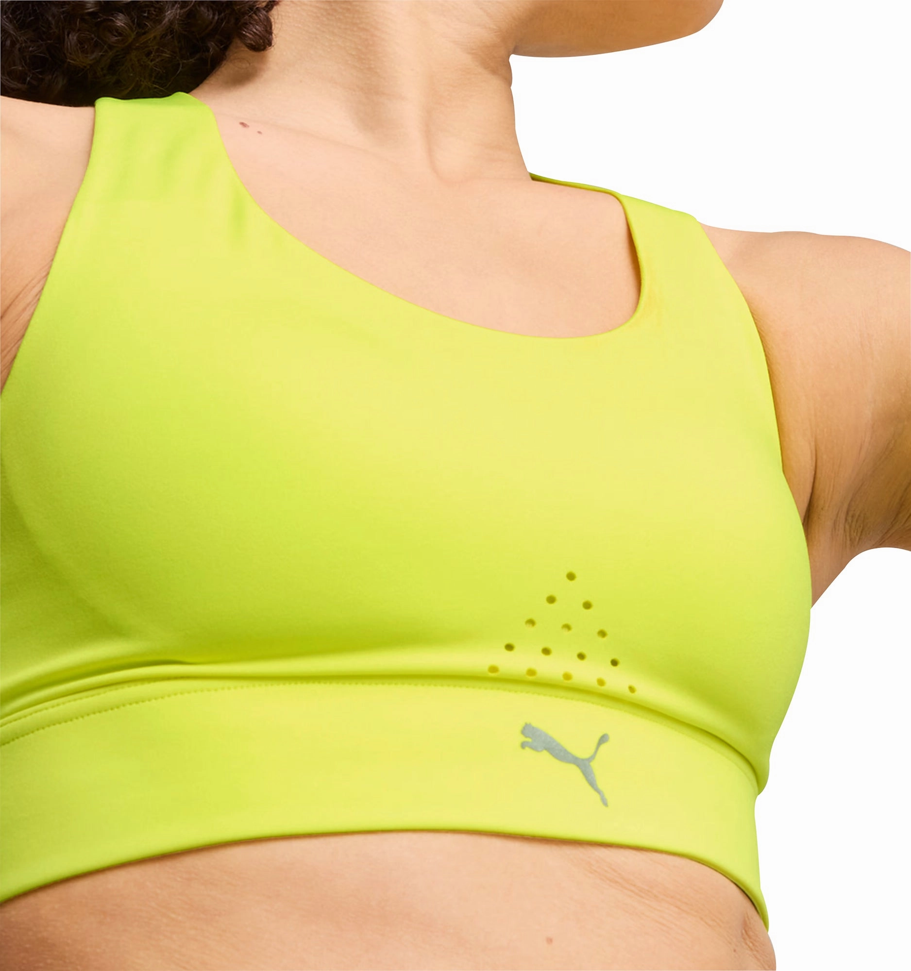 Packaging Puma PWRbreathe Womens Running Sports Bra - Yellow
