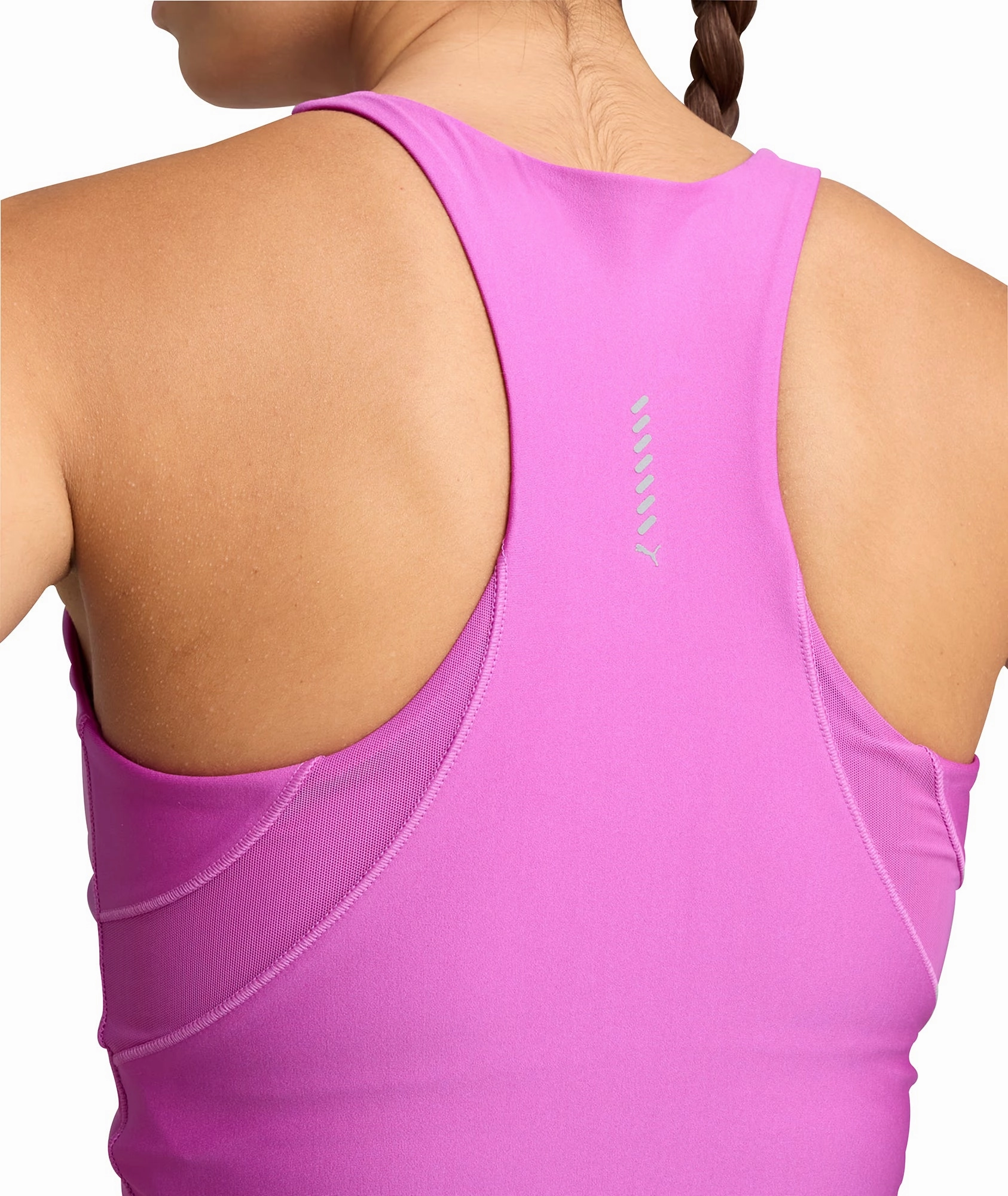 Puma Raceday UltraForm Womens Running Crop Top - Purple Non Bulky Insulation Situation