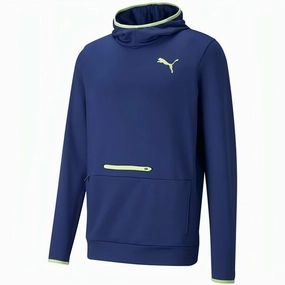 Puma Ready To Go Mens Training Hoody - Navy Peace Core Skin Hug