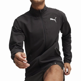 Puma Run Elite Ultraweave Mens Running Jacket - Black Flexible Design