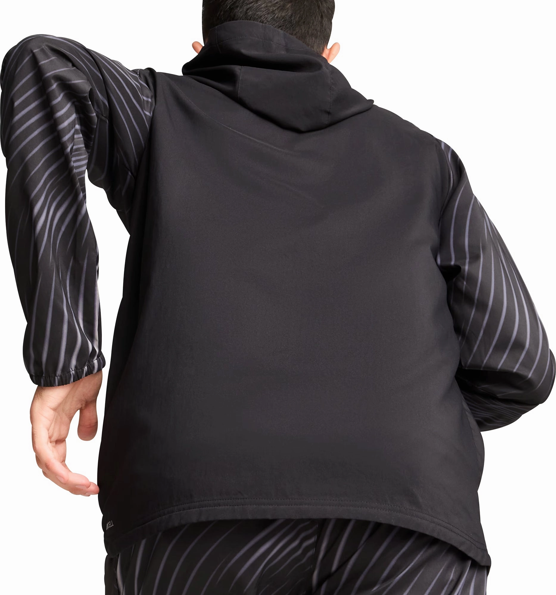 AntiStaticLining Durable Wear Puma Run Favourite Mens Running Jacket - Black