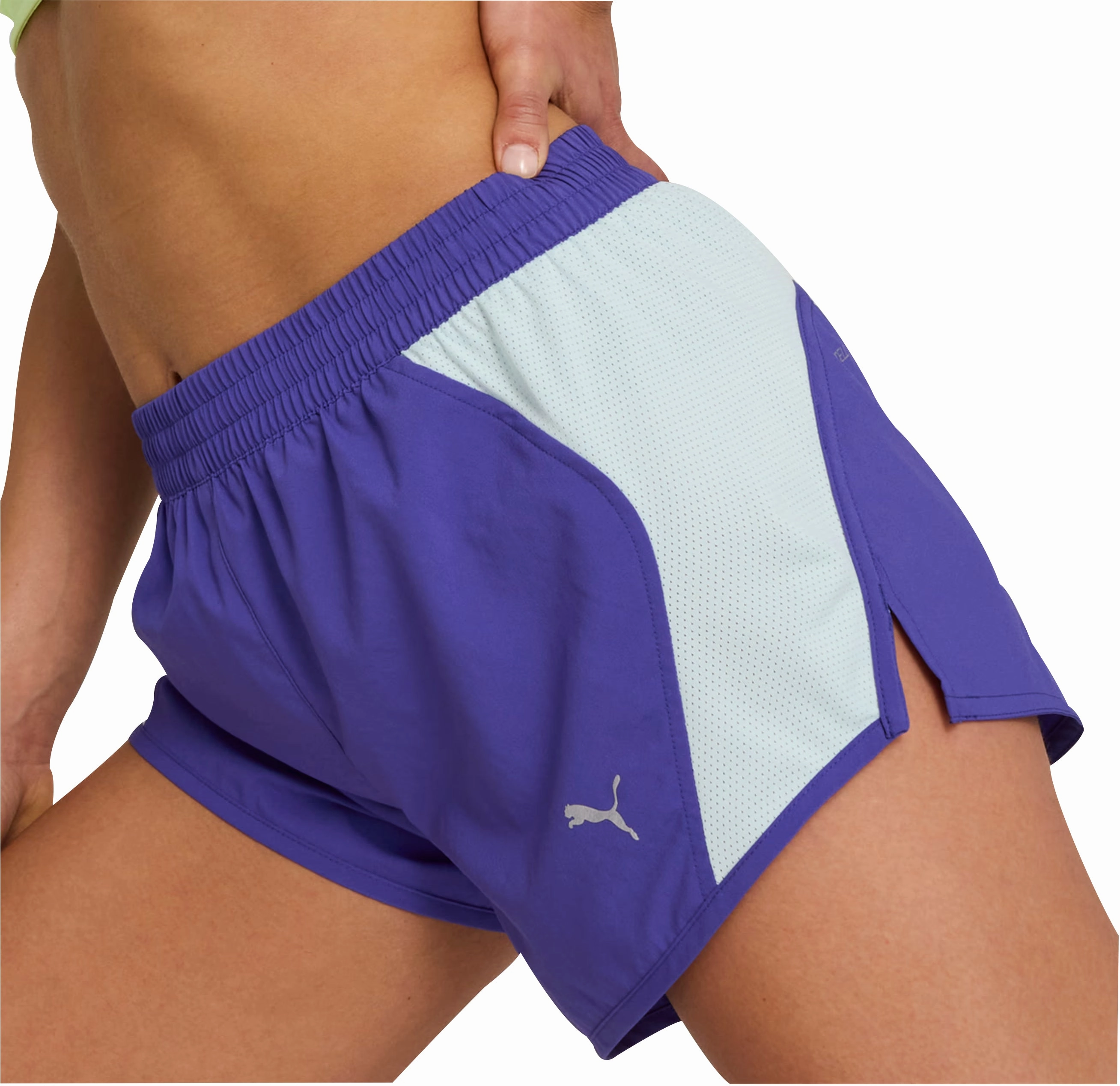 Puma Run Favourite Velocity 3 Inch Womens Running Shorts - Blue ethnic style cyclists