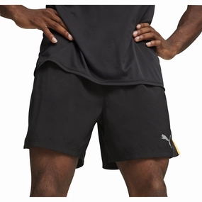 clubbing attire warm tones Puma Run Favourite Velocity 5 Inch Mens Running Shorts - Black