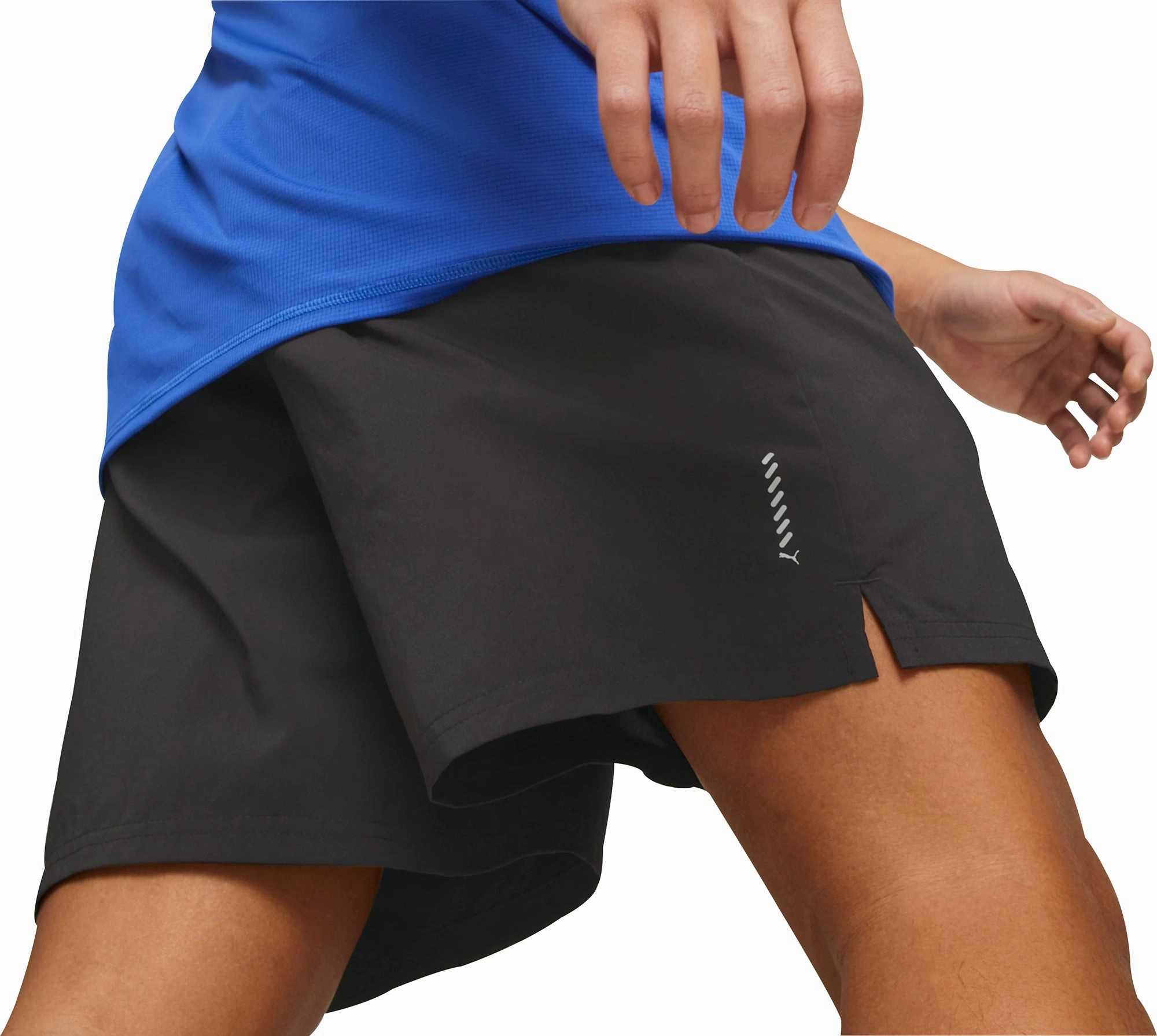 Bacterial Growth Prevention water sports gear Puma Run Favourite Velocity 7 Inch Mens Running Shorts - Black