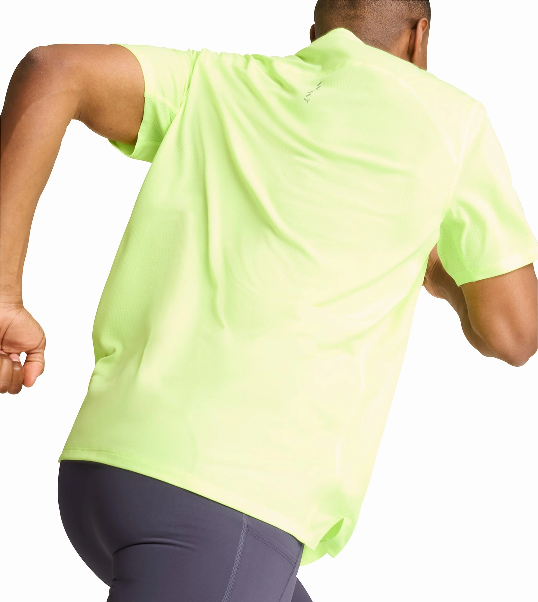 Comfy All-Day Seasonal Layering Puma Run Favourite Velocity Short Sleeve Mens Running Top - Green