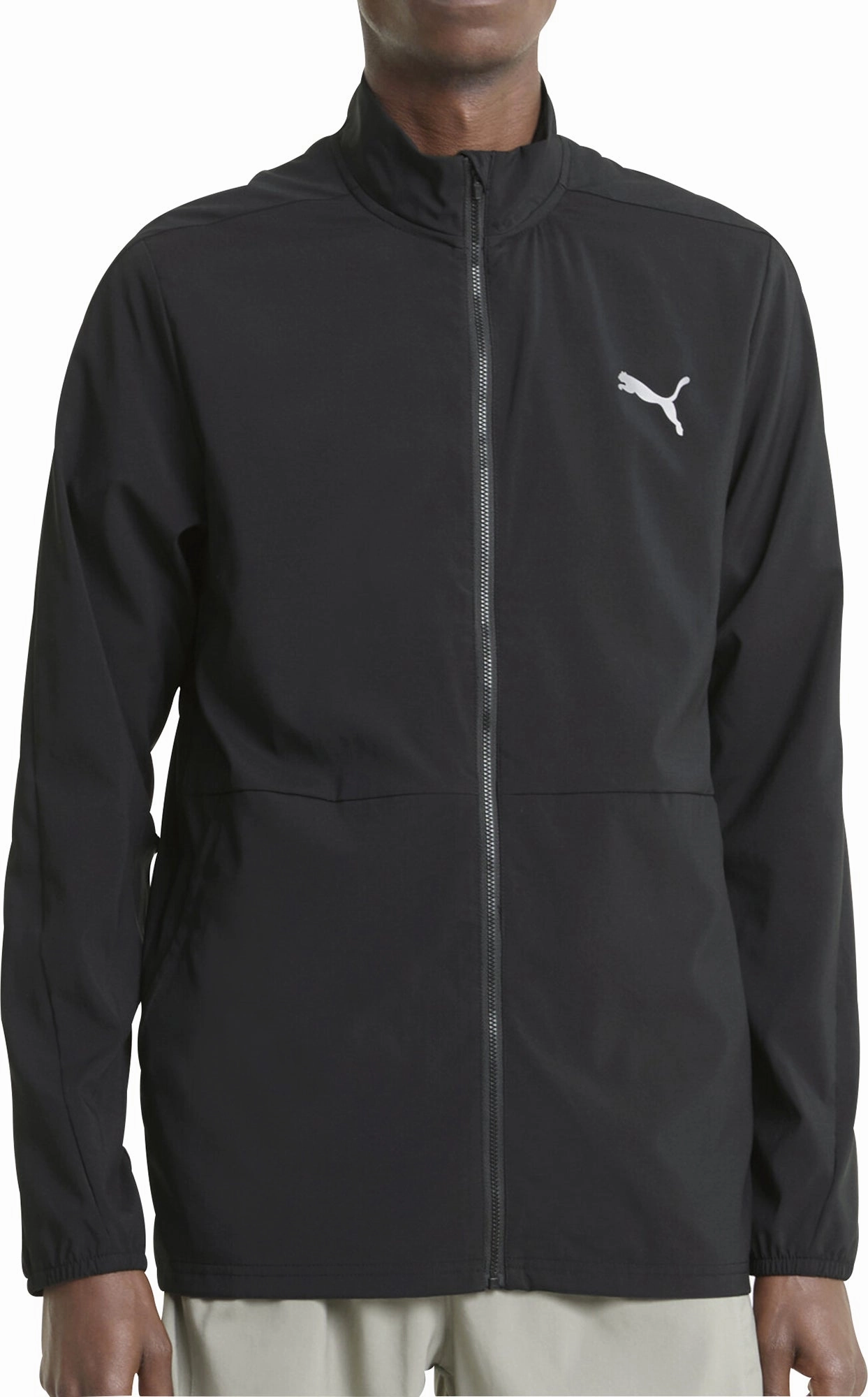 All Weather Versatility Daily Wear Puma Run Favourite Woven Mens Running Jacket - Black