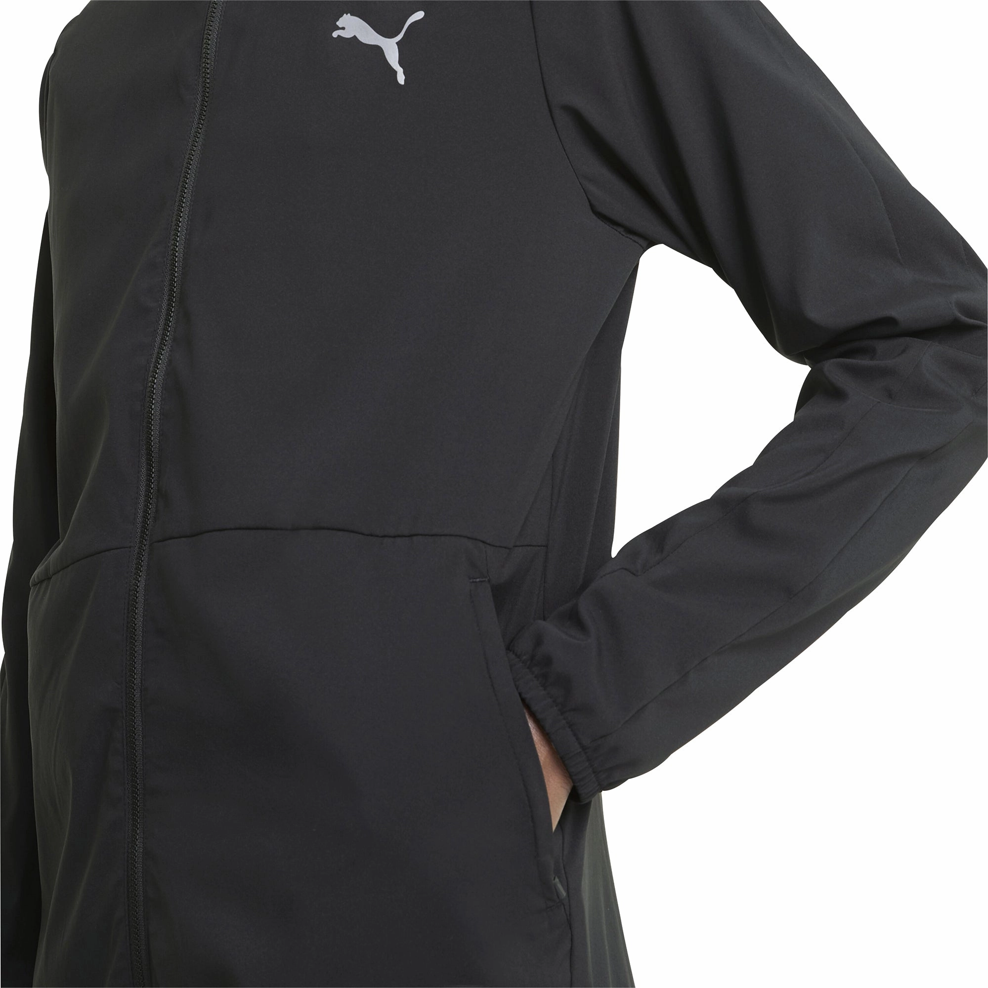 Hint Puma Run Favourite Woven Mens Running Jacket - Black