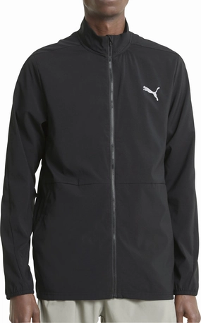 All Weather Versatility Daily Wear Puma Run Favourite Woven Mens Running Jacket - Black