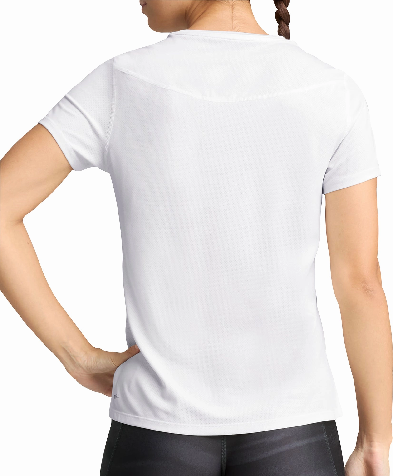 Chic Vibes right size Puma Run Graphic Mesh Short Sleeve Womens Running Top - White