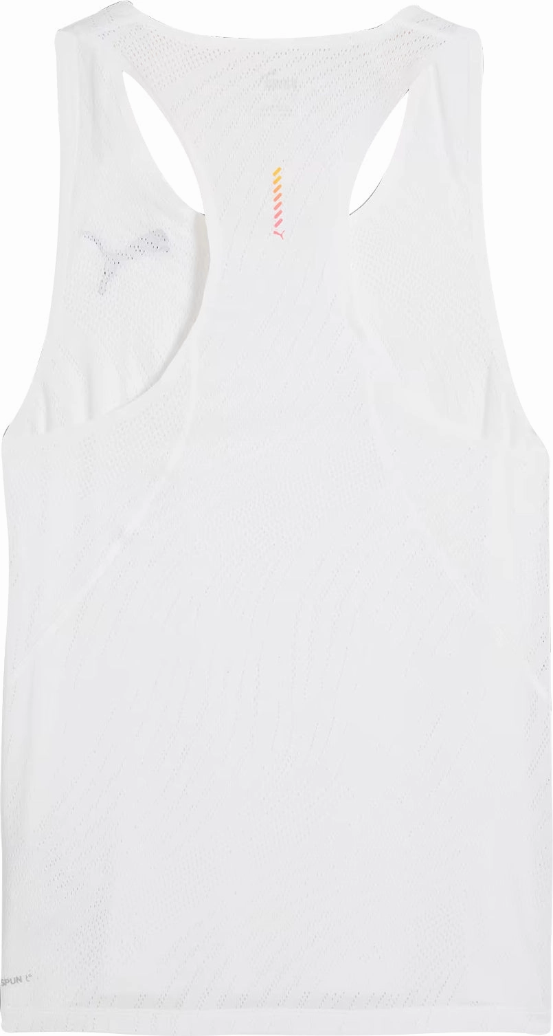 Puma Run Ultraspun Mens Running Vest - White porosity