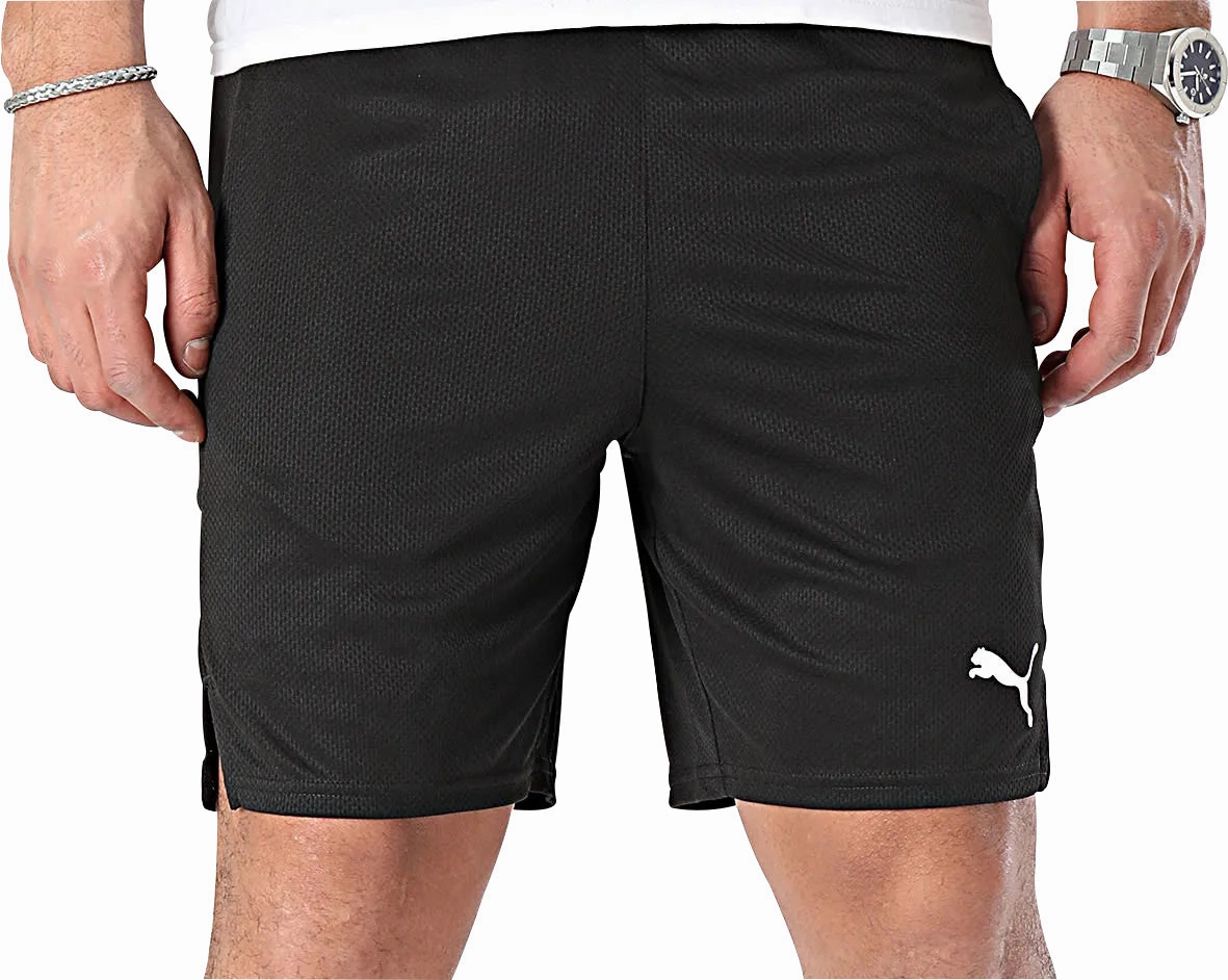 Colorfast Technology StaticFree Lining Puma Ultrabreathe Stretch 7 Inch Mens Training Shorts - Black