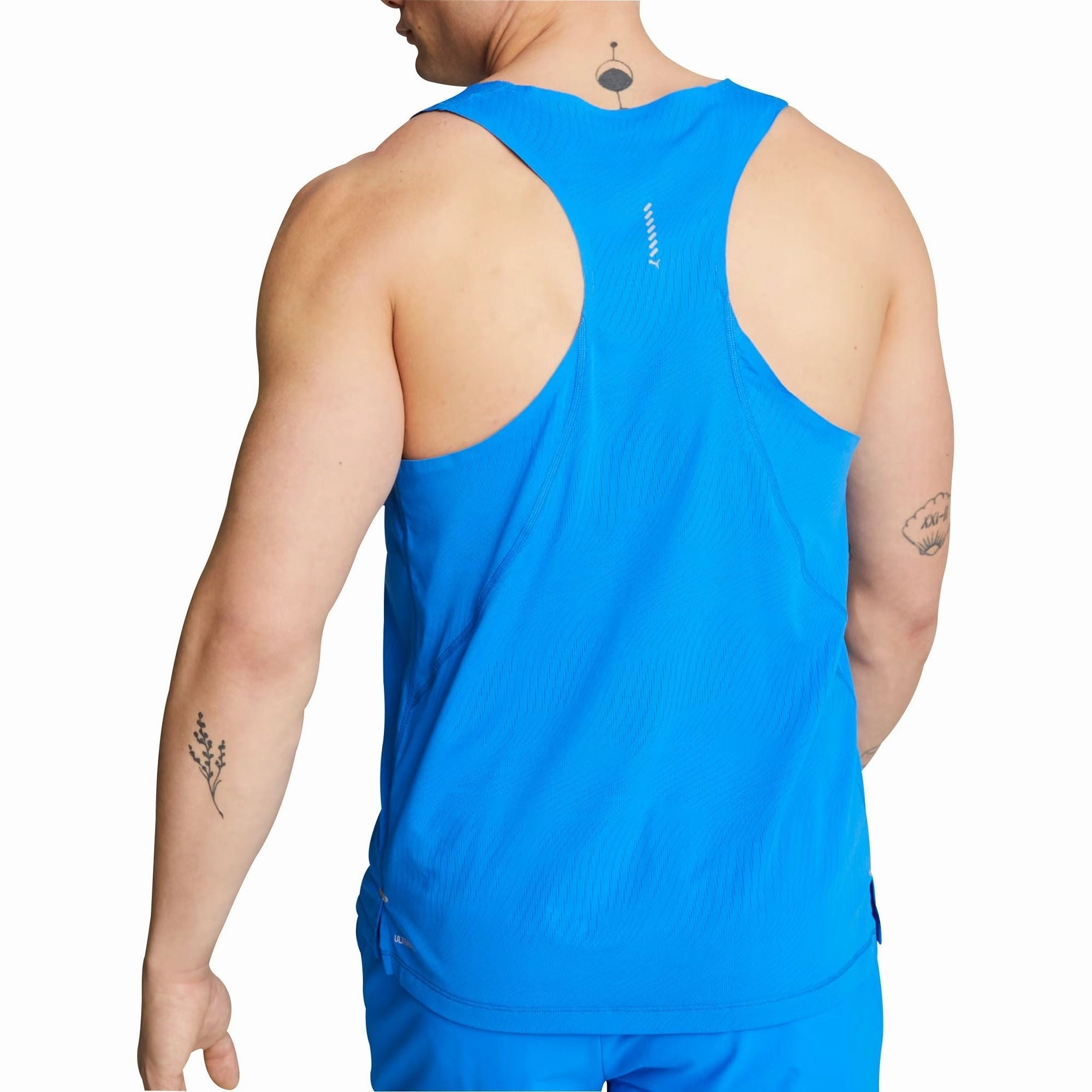 Short Puma Ultraspun Mens Running Vest - Blue