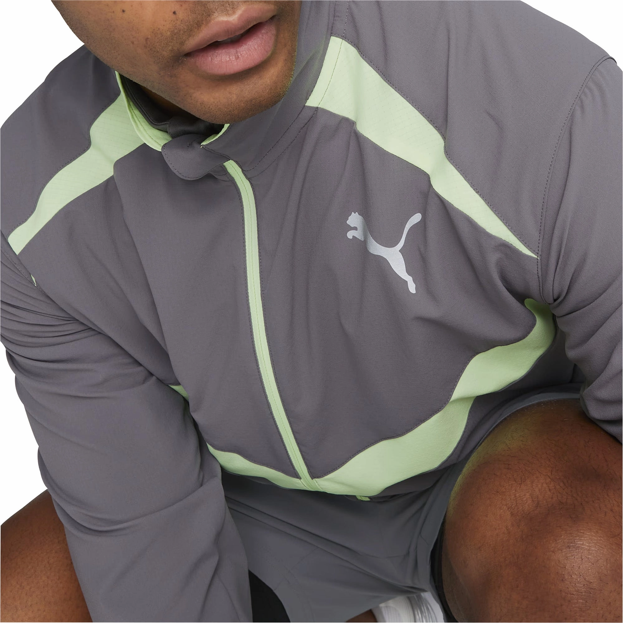 Foundation Puma Ultraweave Mens Running Jacket - Grey