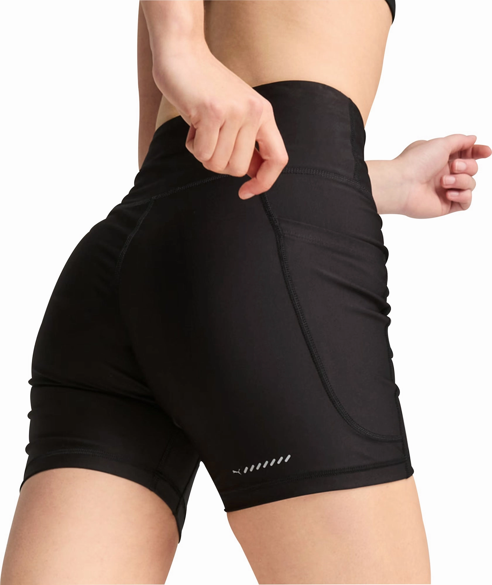Puma Velocity 5 Inch Womens Short Running Tights - Black Mother's Day gift beach volleyball gear
