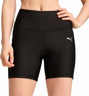 Puma Velocity 5 Inch Womens Short Running Tights - Black Zero Irritation Tags Lightweight Weave