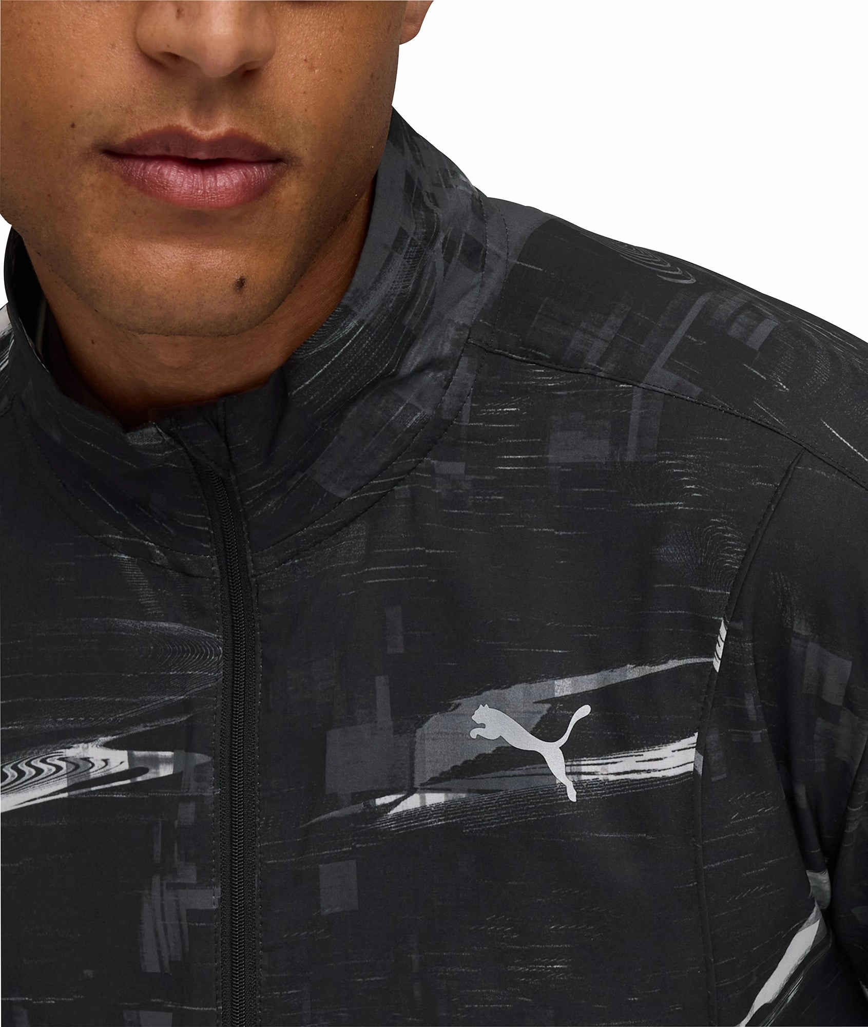 Puma Velocity Mens Running Jacket - Black Seasonal Function