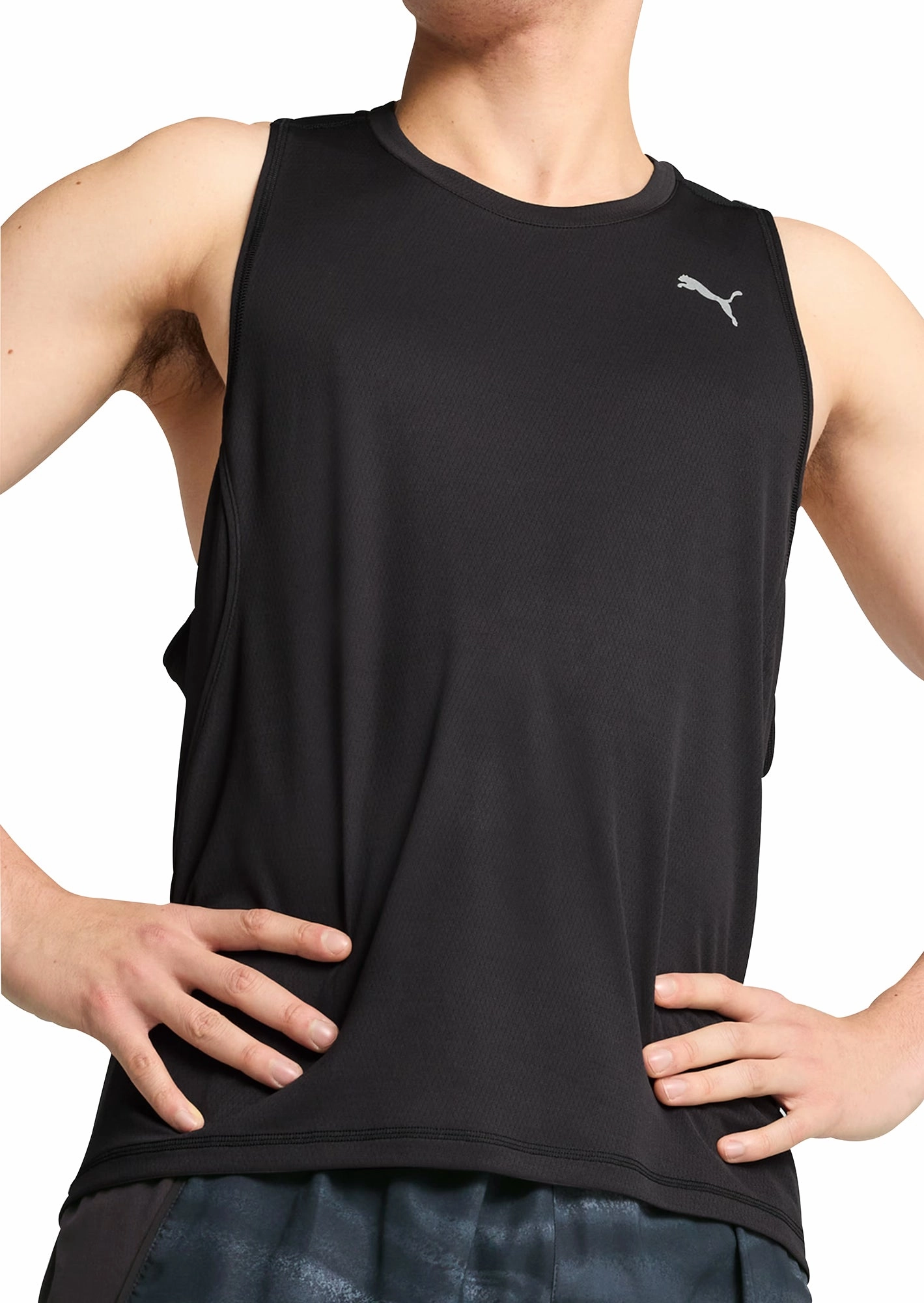 Puma Velocity Mens Running Vest - Black Flat