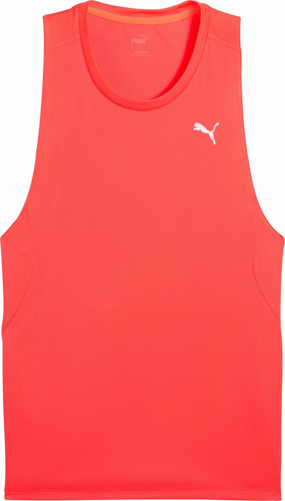Puma Velocity Mens Running Vest - Red long size