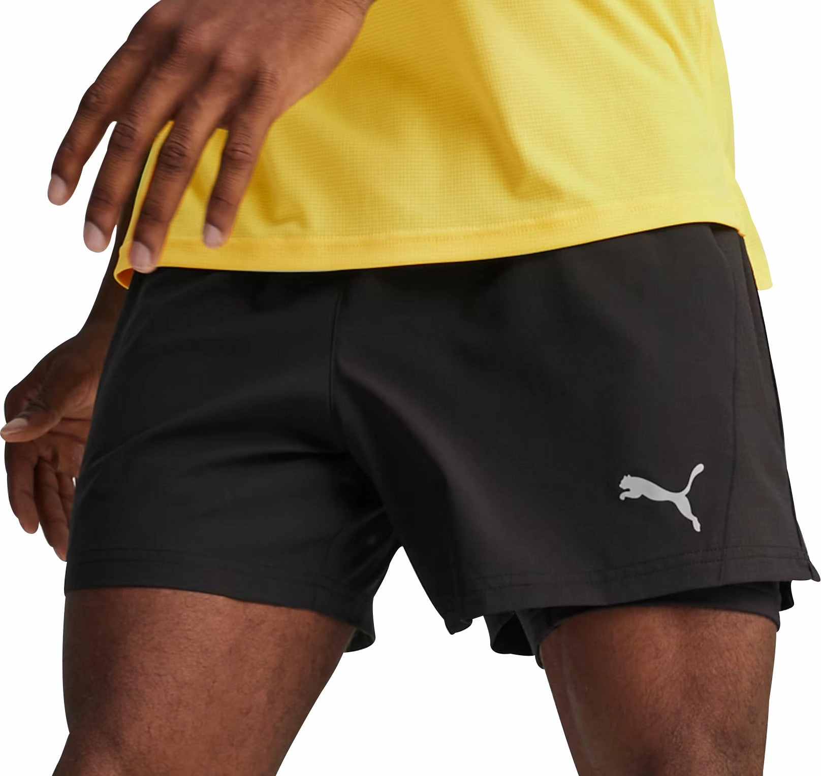 Puma Velocity Ultraweave 2 In 1 Mens Running Shorts - Black Cold-resistant concert hall