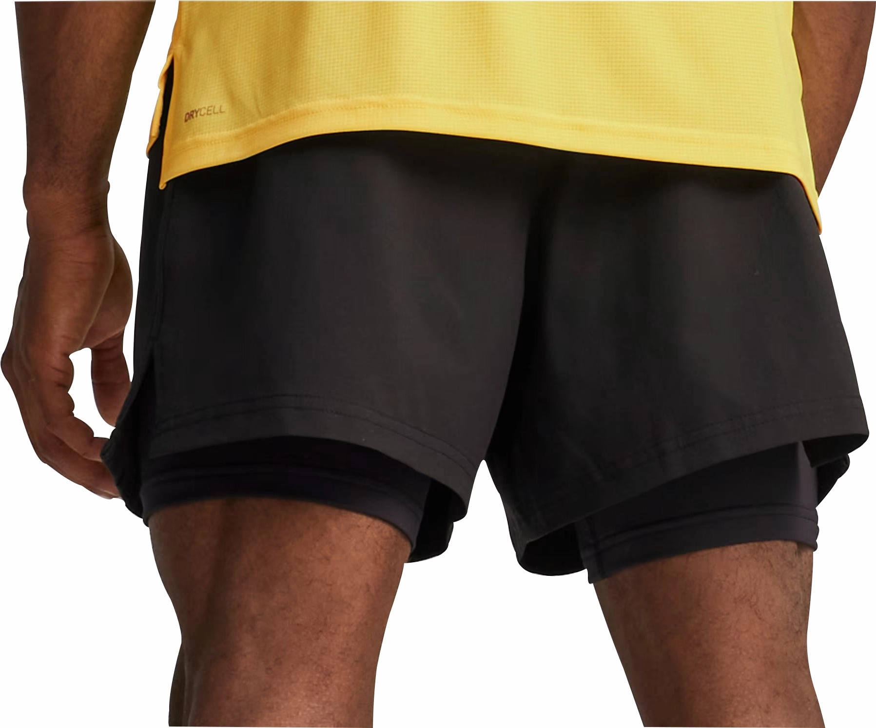 Puma Velocity Ultraweave 2 In 1 Mens Running Shorts - Black Secure Closure System Comfortable Waistband
