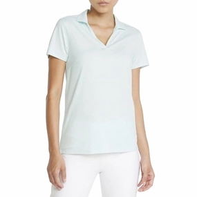 Puma Women's CLOUDSPUN Coast Golf Polo - Soothing Sea Heather Office To Outing Trendy Appeal