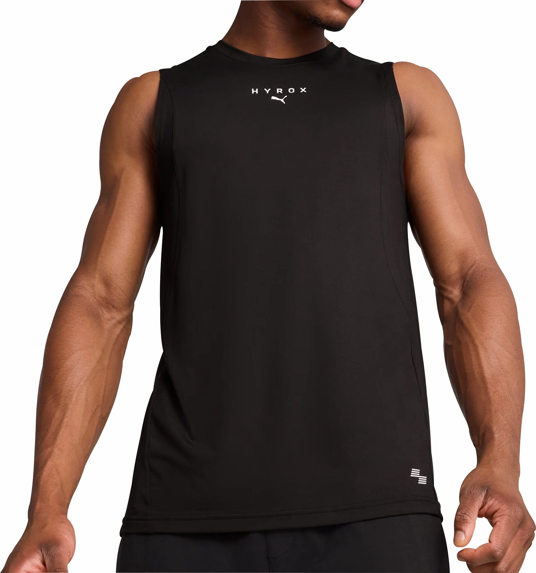 Ethical Mode Puma X HYROX Cloudspun Mens Training Vest - Black