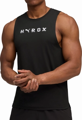 Walk Mood World Glow Puma X HYROX Cloudspun ThermoAdapt Mens Training Vest - Black