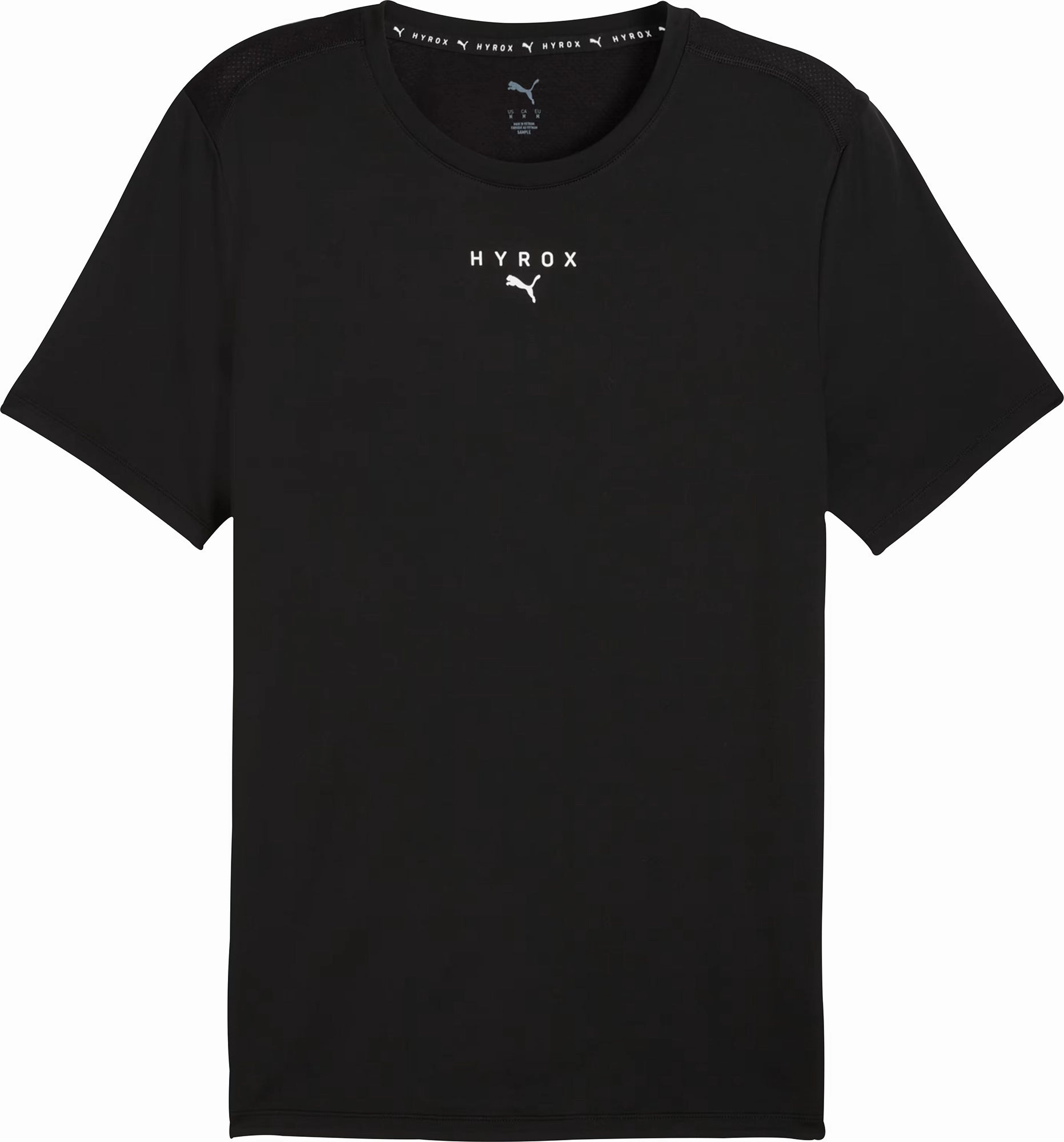 Puma X HYROX Cloudspun ThermoAdapt Short Sleeve Mens Training Top - Black SmoothEdgeTrim