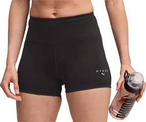 Puma X HYROX Essential Womens Short Training Tights - Black Island Vibe