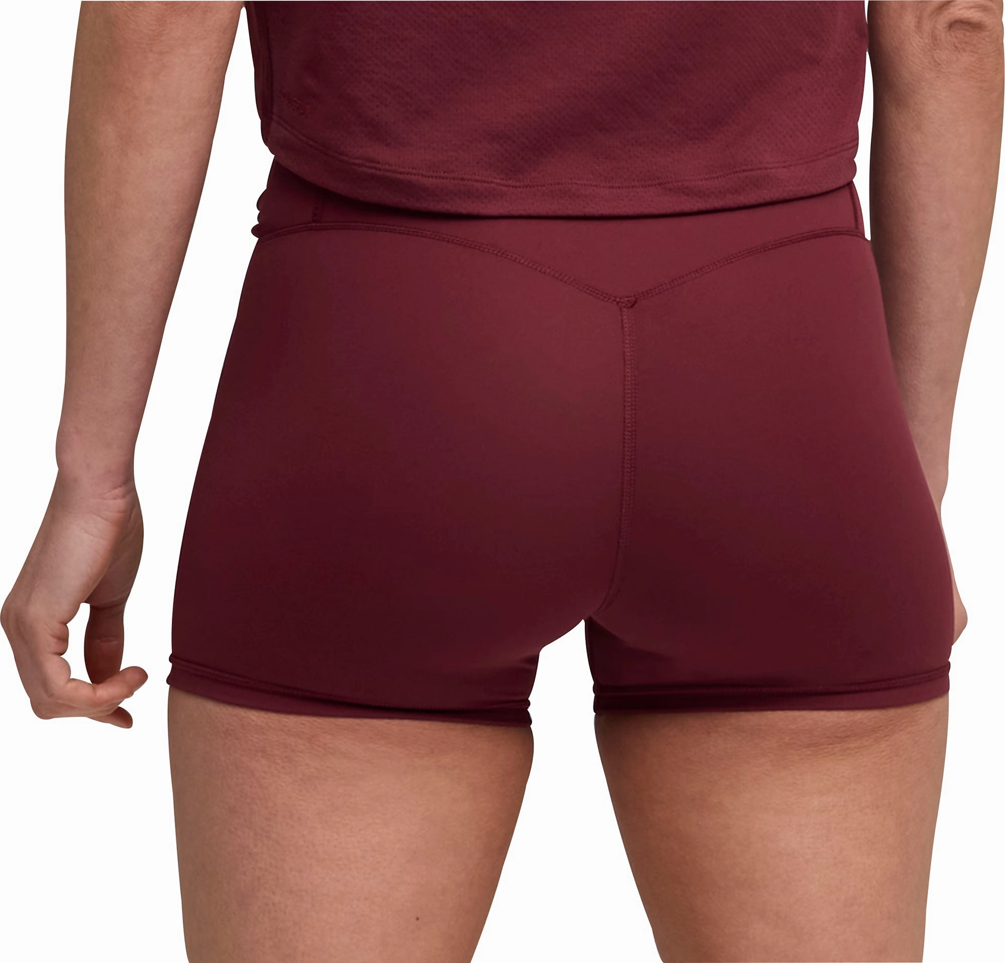 Puma X HYROX Shape Luxe 3 Inch Womens Short Training Tights - Red Water Soul