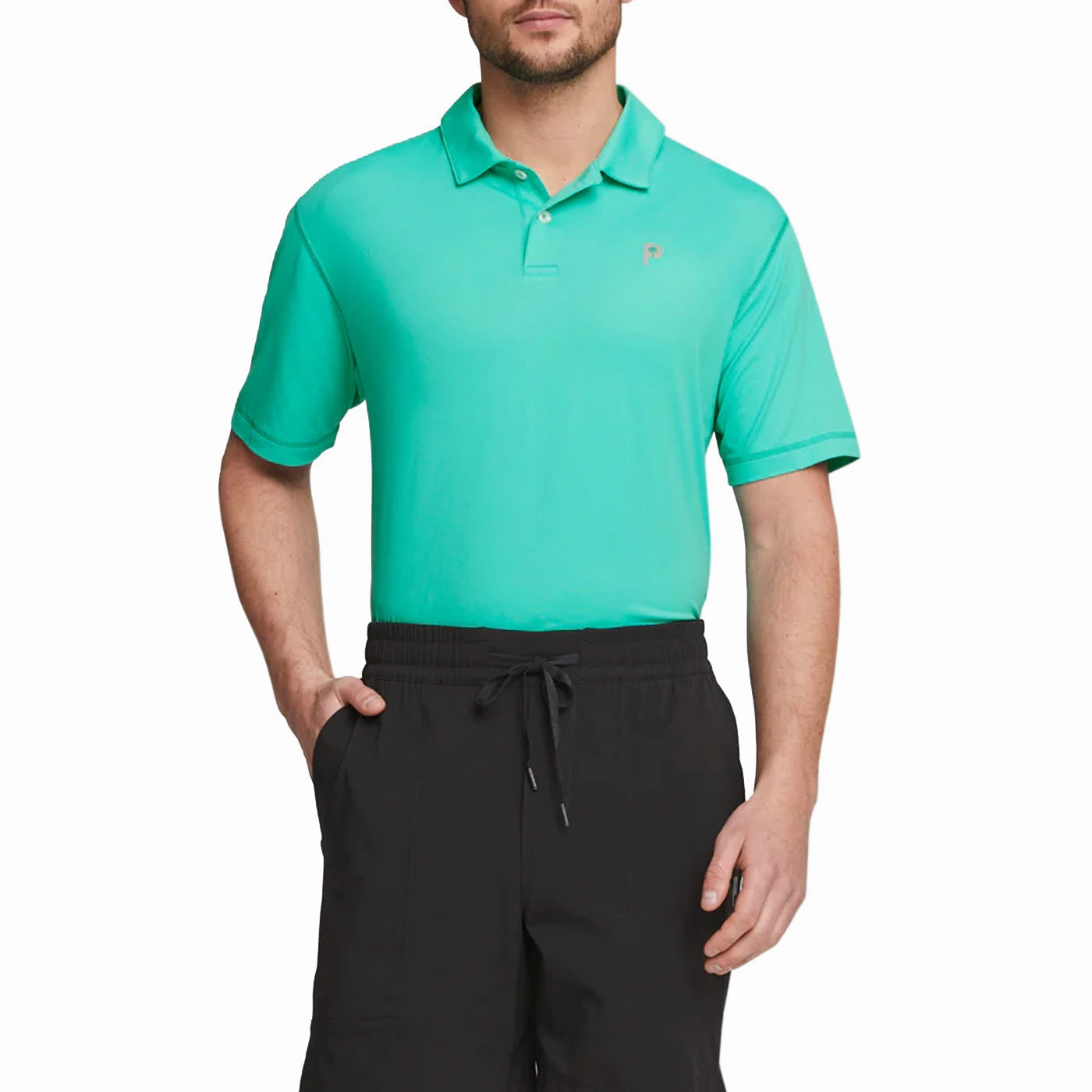 Versatile Style Puma x PTC Golf Polo Shirt - Aqua Green