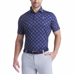 Puma x PTC Micro Golf Polo Shirt - Deep Navy Club Style